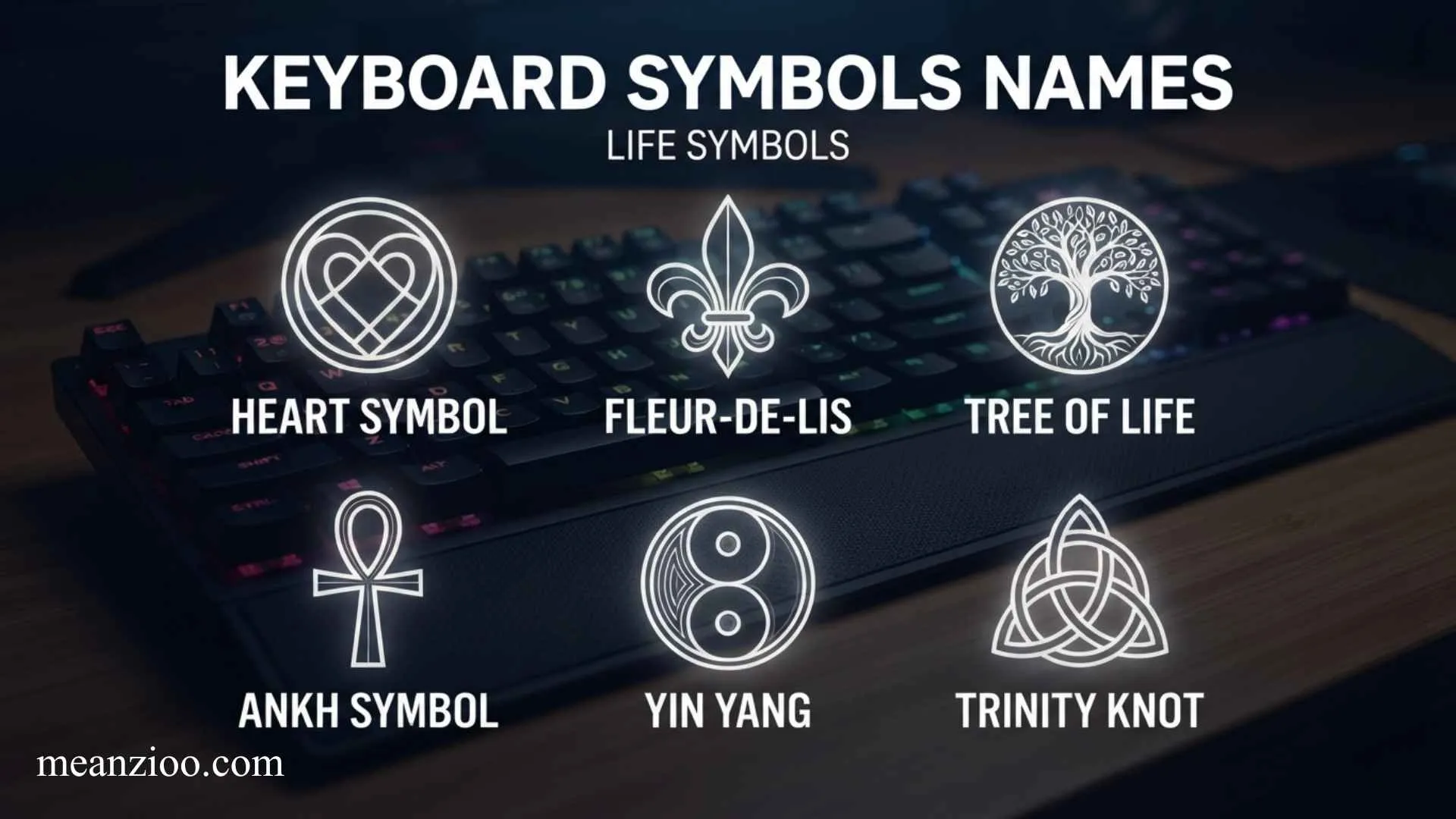 keyboard symbols names