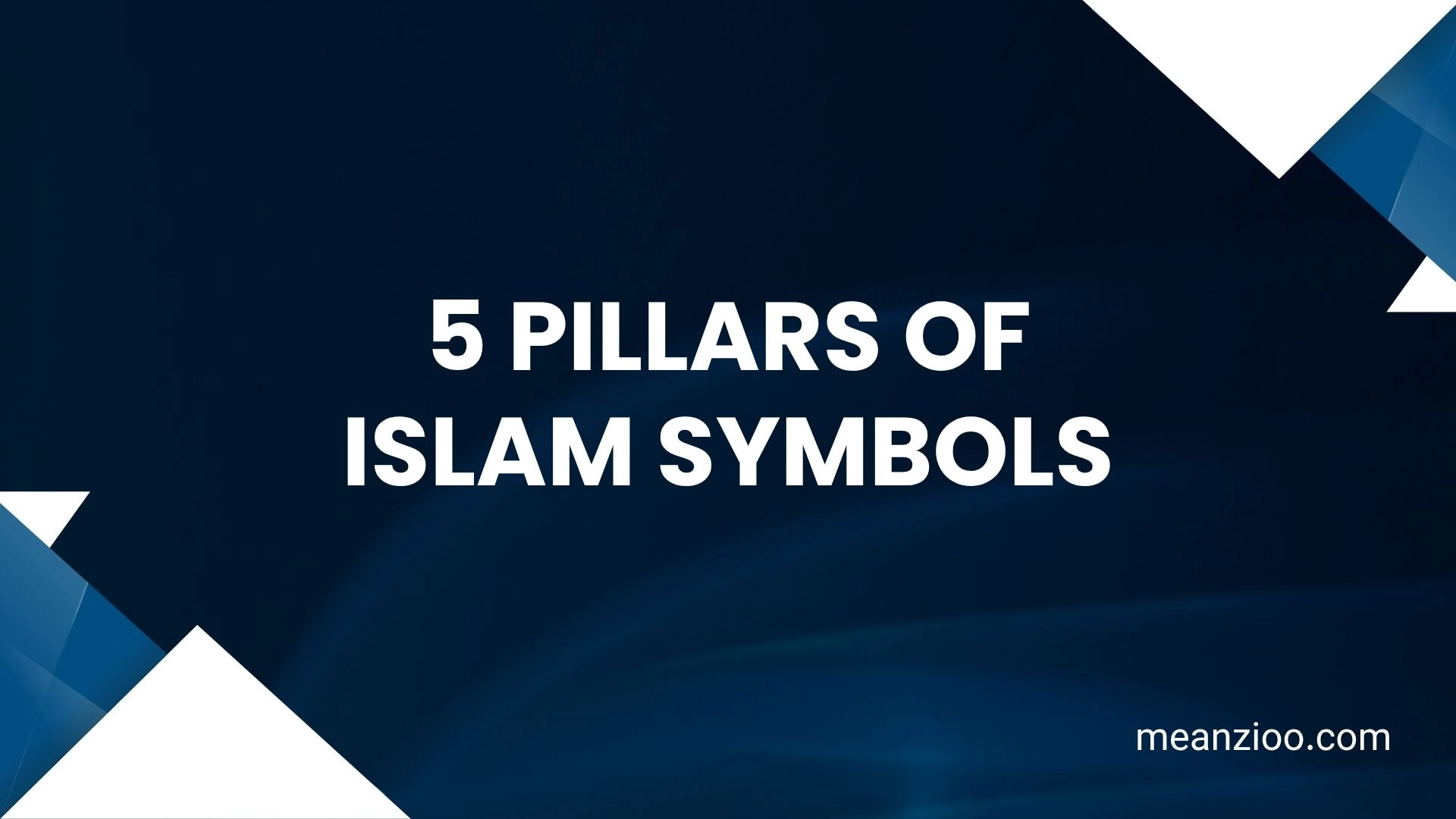 5 pillars of islam symbols