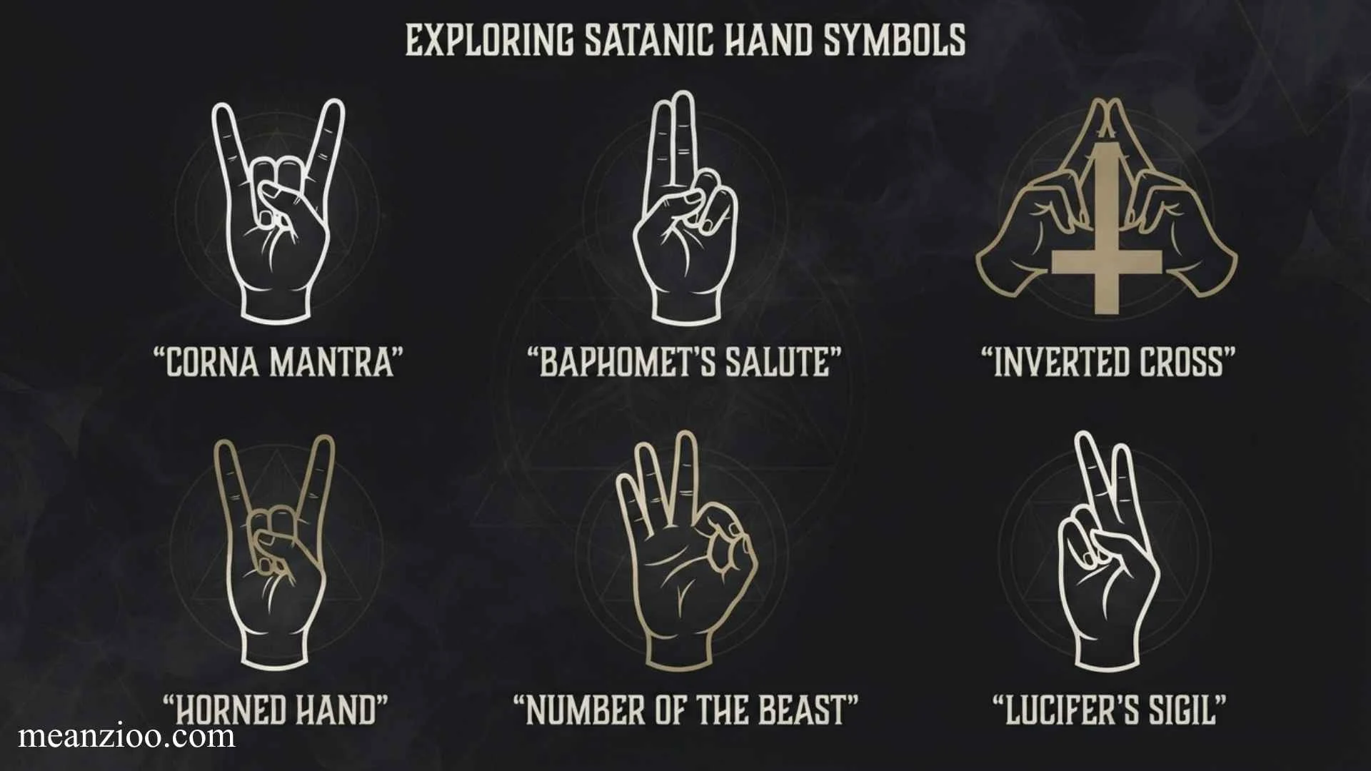 satanic hand symbols