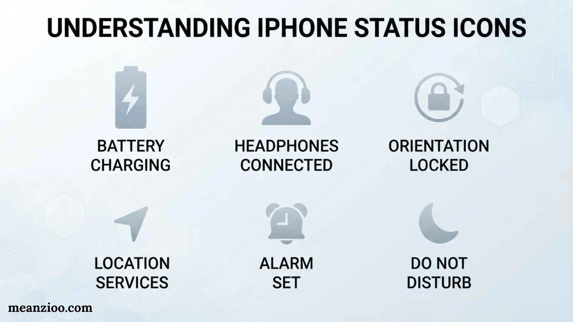 iphone symbols